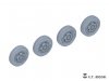 E.T. Model P35-104 WWII German Sd.Kfz.234 Small Diameter Weighted Wheels Type.4 1/35